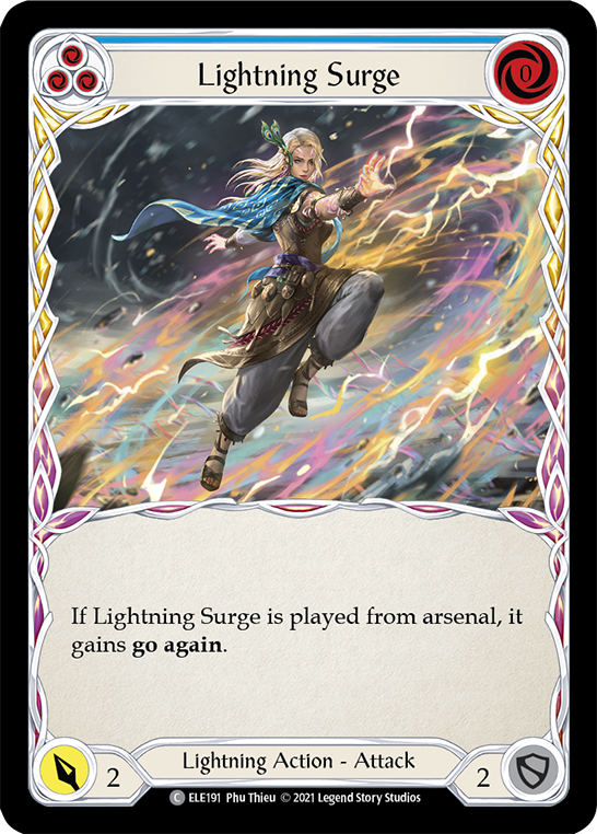 Lightning Surge (Blue) [Tales of Aria 1st Edition] 1st Edition Normal