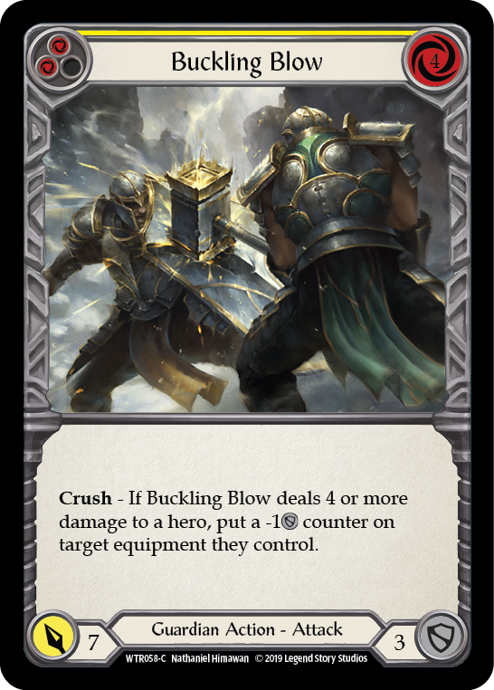 Buckling Blow (Yellow) [Welcome to Rathe 1st Edition] Alpha Print Normal