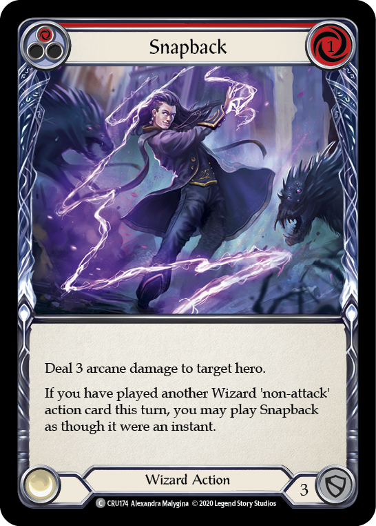 Snapback (Red) [Crucible of War 1st Edition] 1st Edition Normal