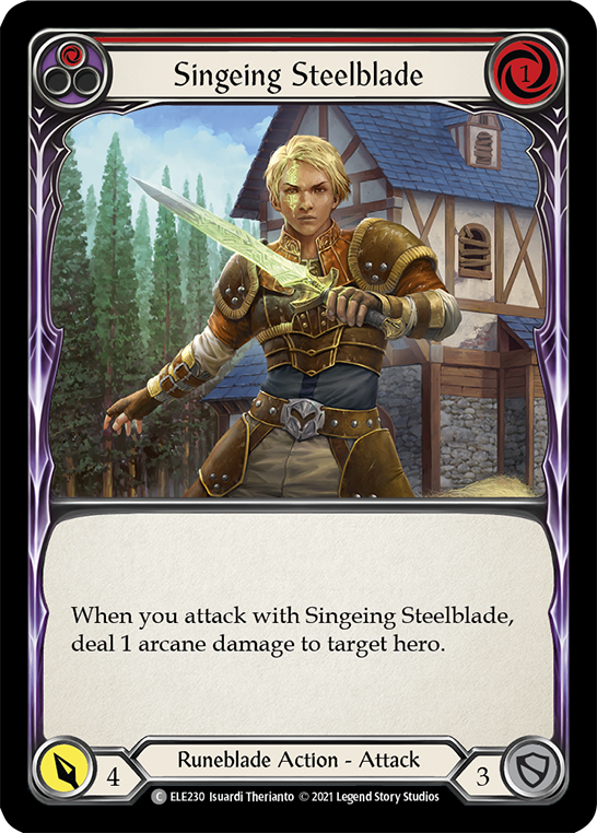 Singeing Steelblade (Red) [Tales of Aria 1st Edition] 1st Edition Normal