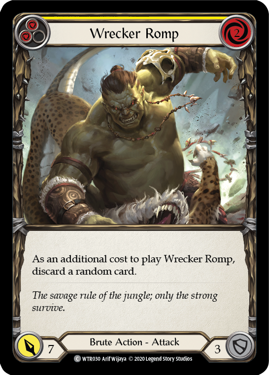 Wrecker Romp (Yellow) [Welcome to Rathe Unlimited] Unlimited Rainbow Foil