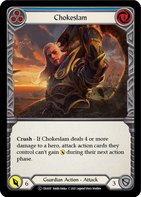 Chokeslam (Blue) [Crucible of War Unlimited] Unlimited Normal