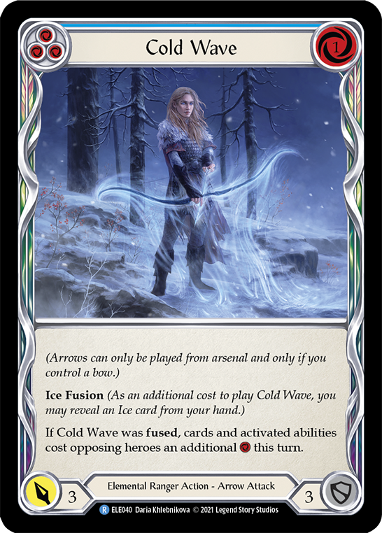 Cold Wave (Blue) [Tales of Aria 1st Edition] 1st Edition Normal