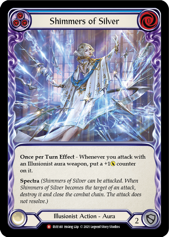 Shimmers of Silver [Everfest] 1st Edition Rainbow Foil