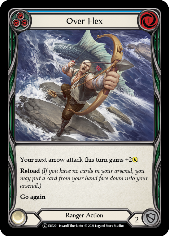 Over Flex (Blue) [Tales of Aria Unlimited] Unlimited Rainbow Foil