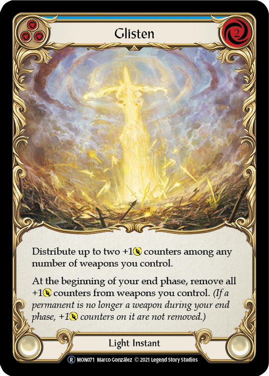 Glisten (Blue) [Monarch Unlimited] Unlimited Rainbow Foil