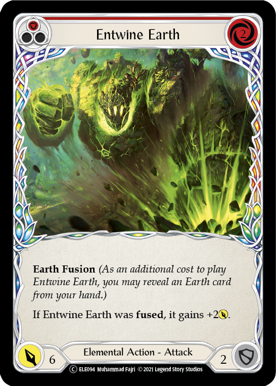 Entwine Earth (Red) [Tales of Aria Unlimited] Unlimited Rainbow Foil