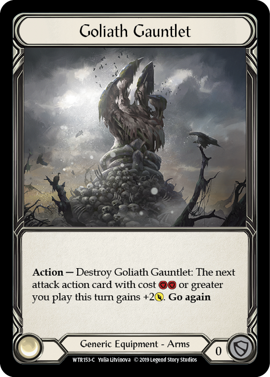 Goliath Gauntlet [Welcome to Rathe 1st Edition] Alpha Print Cold Foil