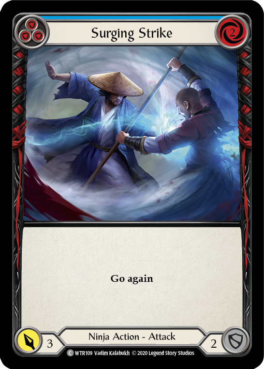 Surging Strike (Blue) [Welcome to Rathe Unlimited] Unlimited Normal