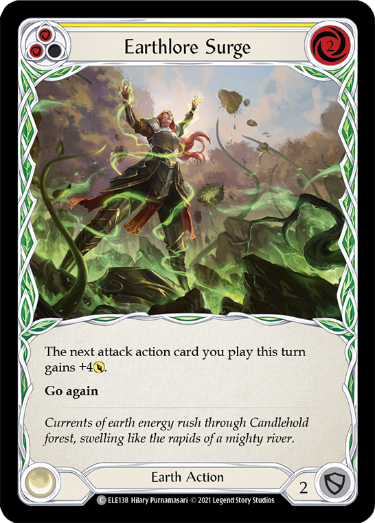 Earthlore Surge (Yellow) [Tales of Aria 1st Edition] 1st Edition Normal