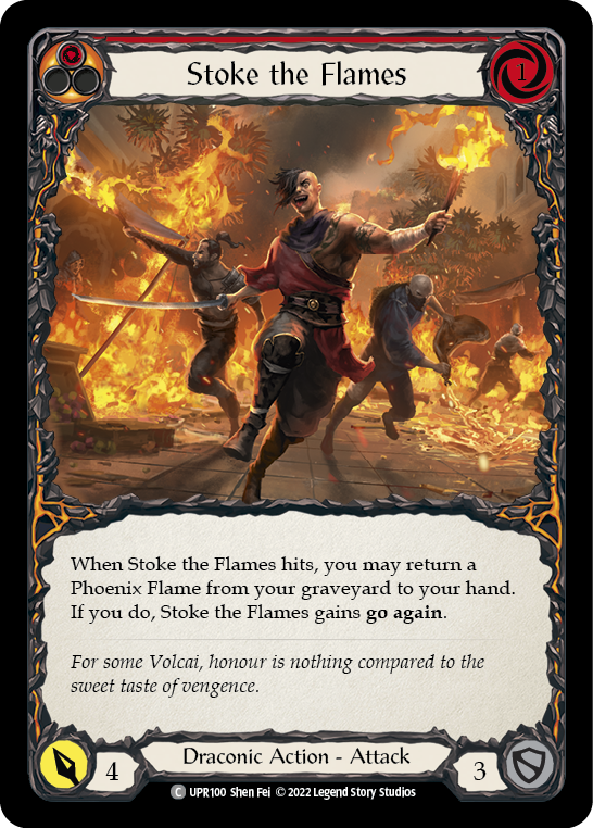 Stoke the Flames [Uprising] Rainbow Foil