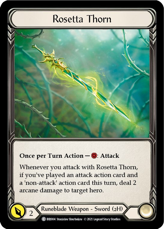 Rosetta Thorn [Tales of Aria Blitz Deck] 1st Edition Normal