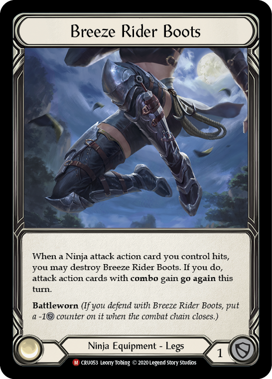 Breeze Rider Boots [Crucible of War 1st Edition] 1st Edition Cold Foil