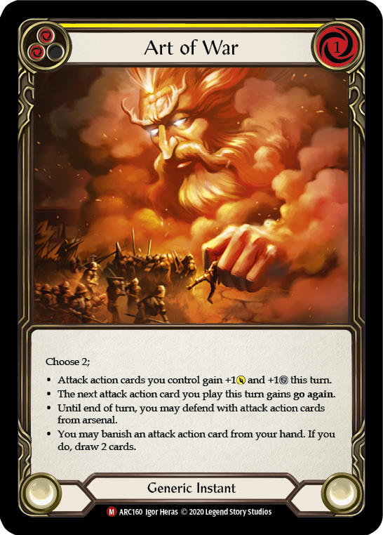 Art of War [Arcane Rising Unlimited] Unlimited Rainbow Foil