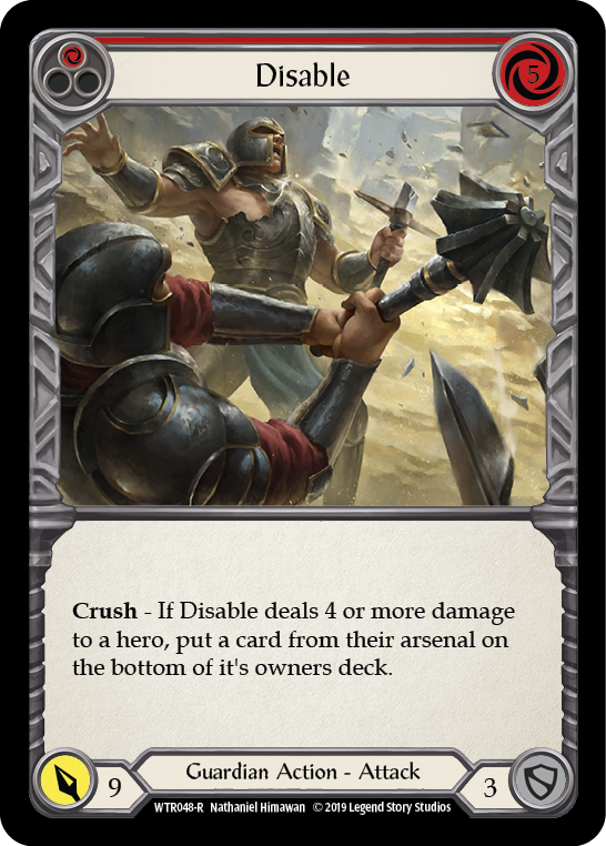Disable (Red) [Welcome to Rathe 1st Edition] Alpha Print Normal