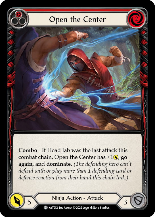 Open the Center (Red) [Outsiders] (Katsu Blitz Deck)