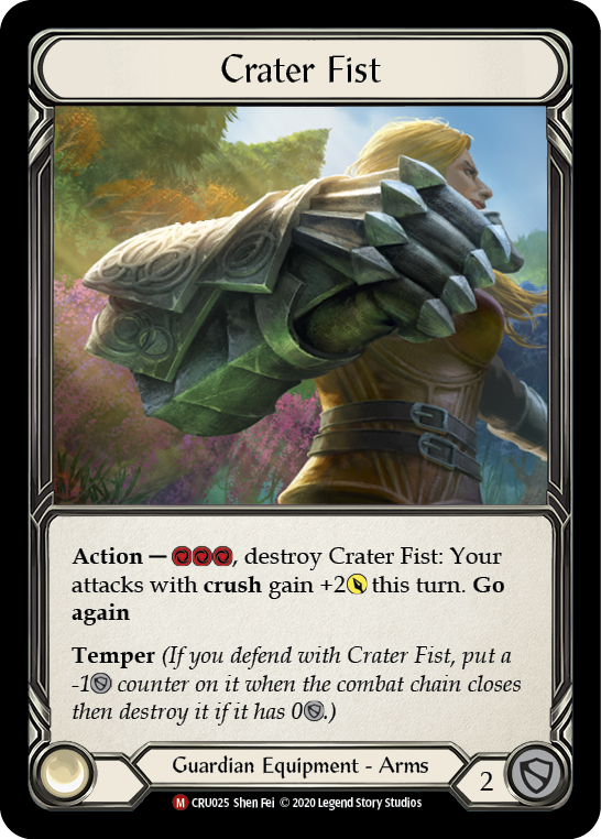Crater Fist [Crucible of War 1st Edition] 1st Edition Cold Foil