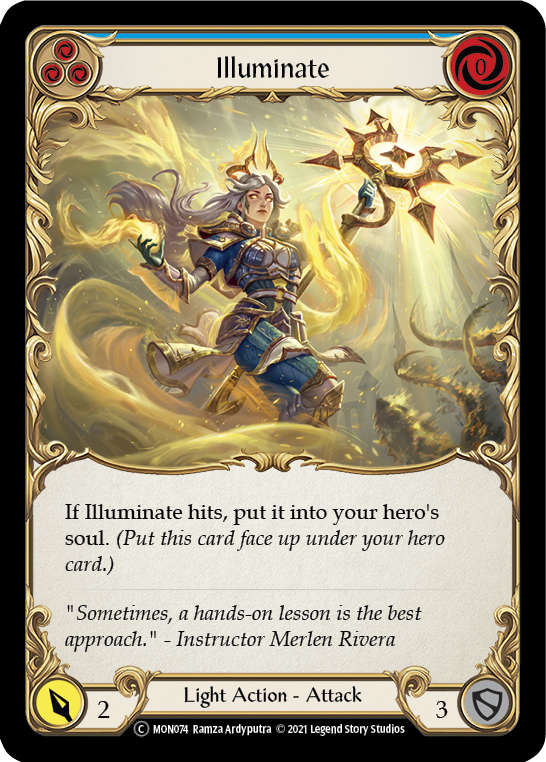Illuminate (Blue) [Monarch Unlimited] Unlimited Rainbow Foil