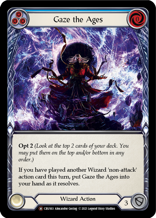 Gaze the Ages [Crucible of War Unlimited] Unlimited Rainbow Foil