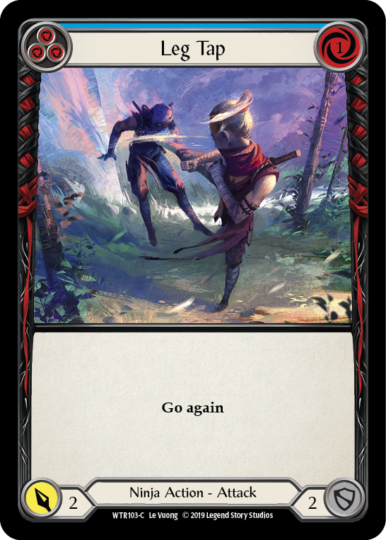 Leg Tap (Blue) [Welcome to Rathe 1st Edition] Alpha Print Rainbow Foil