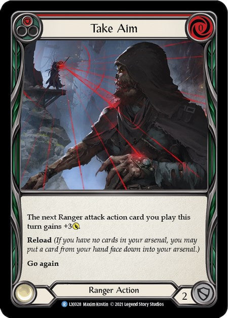 Take Aim (Red) [Tales of Aria Blitz Deck] 1st Edition Normal