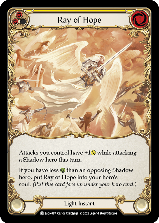 Ray of Hope [Monarch 1st Edition] 1st Edition Rainbow Foil