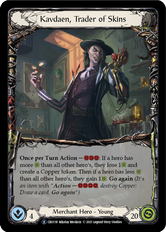 Kavdaen, Trader of Skins [Crucible of War Unlimited] Unlimited Rainbow Foil