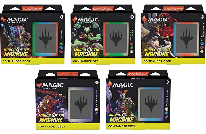 MTG MARCH OF THE MACHINE COMMANDER (SET OF 5)
