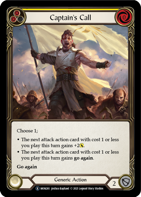 Captain's Call (Yellow) [Monarch Unlimited] Unlimited Normal