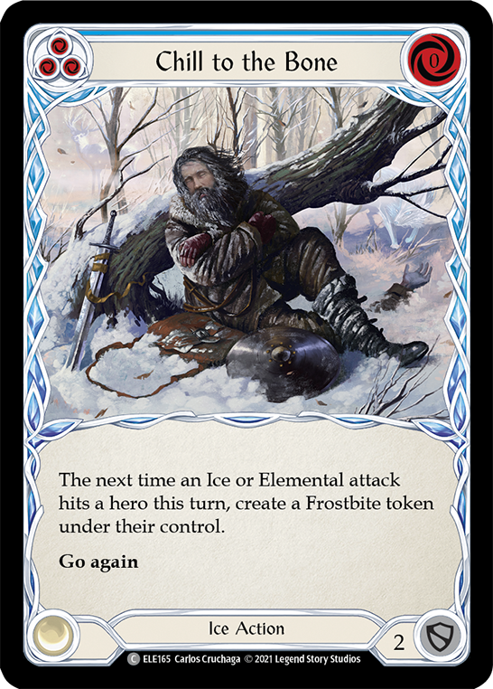 Chill to the Bone (Blue) [Tales of Aria 1st Edition] 1st Edition Normal