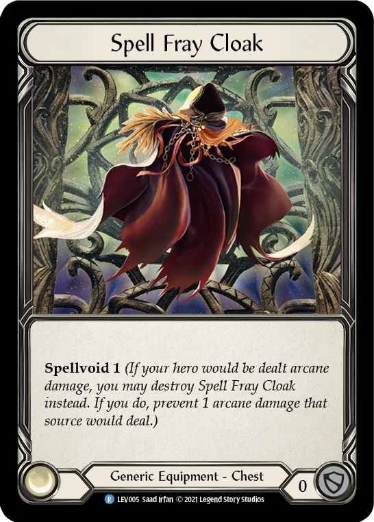 Spell Fray Cloak [Monarch Blitz Deck]