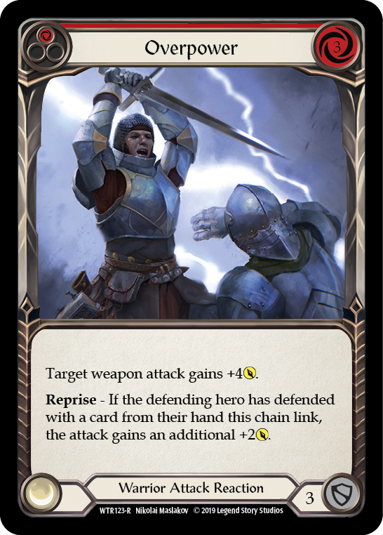 Overpower (Red) [Welcome to Rathe 1st Edition] Alpha Print Normal