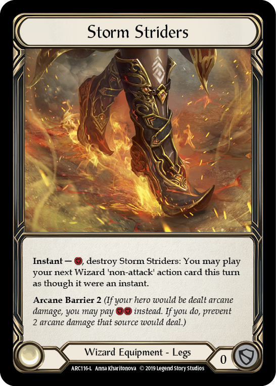 Storm Striders [Arcane Rising 1st Edition] 1st Edition Cold Foil