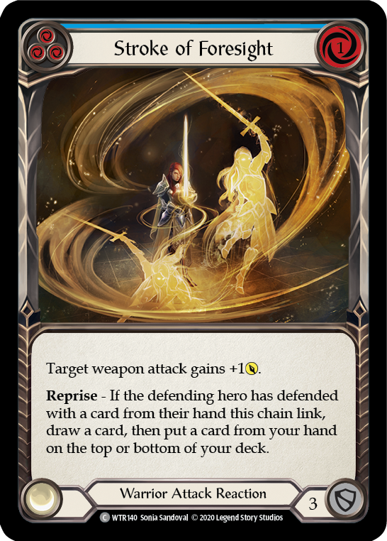 Stroke of Foresight (Blue) [Welcome to Rathe Unlimited] Unlimited Normal