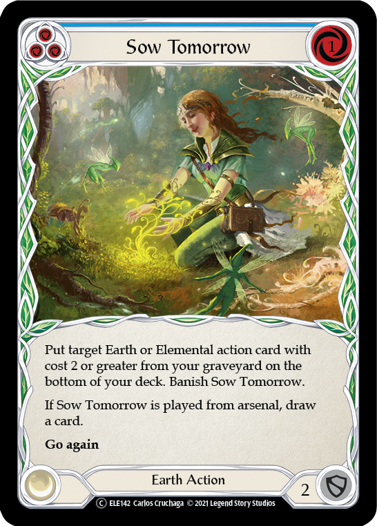 Sow Tomorrow (Blue) [Tales of Aria Unlimited] Unlimited Rainbow Foil