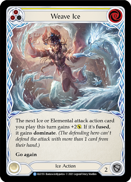 Weave Ice (Yellow) [Tales of Aria 1st Edition] 1st Edition Normal