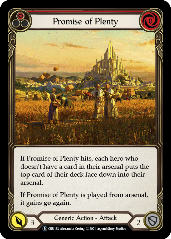 Promise of Plenty (Red) [Crucible of War Unlimited] Unlimited Normal