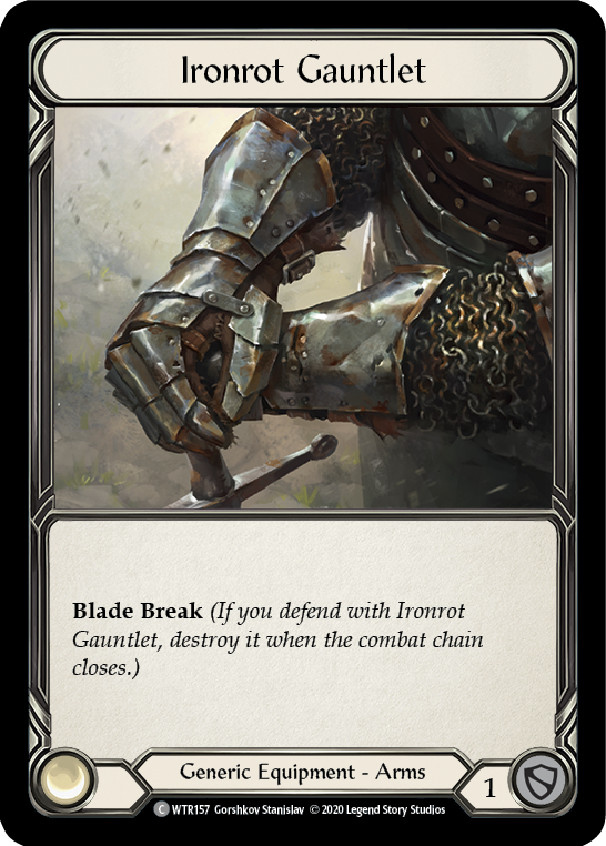 Ironrot Gauntlet [Welcome to Rathe Unlimited] Unlimited Rainbow Foil