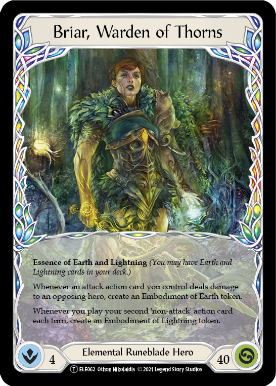 Briar, Warden of Thorns // Titan's Fist [Tales of Aria Unlimited] Unlimited Normal