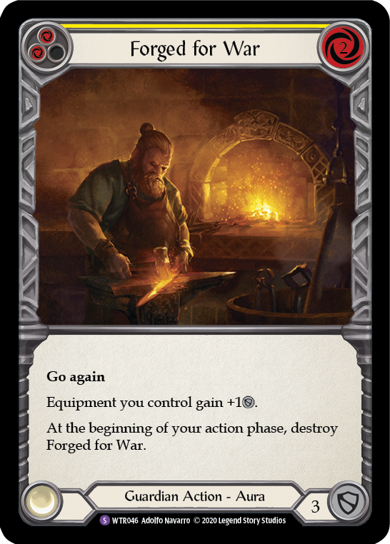 Forged for War [Welcome to Rathe Unlimited] Unlimited Rainbow Foil