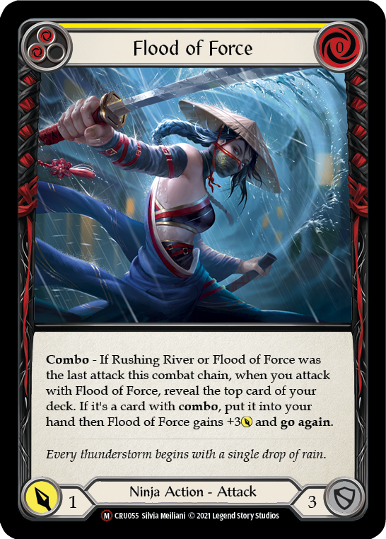 Flood of Force [Crucible of War Unlimited] Unlimited Rainbow Foil