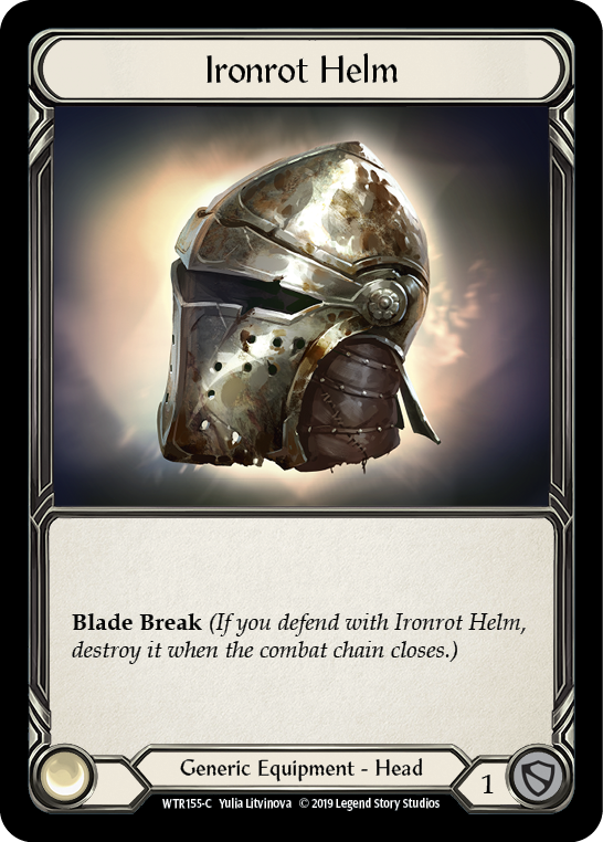 Ironrot Helm [Welcome to Rathe 1st Edition] Alpha Print Cold Foil