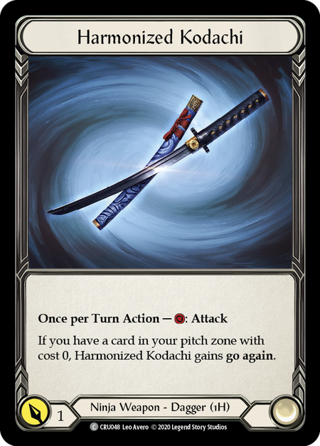 Harmonized Kodachi [Crucible of War Unlimited] Unlimited Rainbow Foil