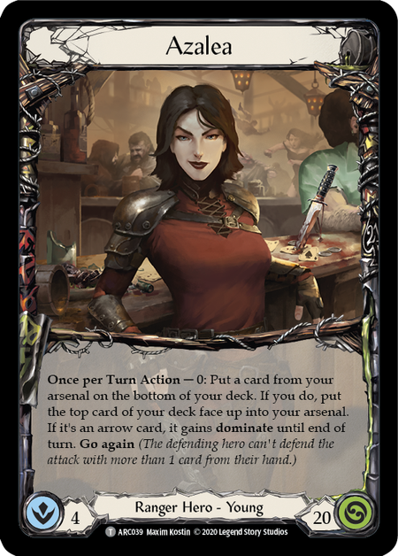 Azalea // Death Dealer [Arcane Rising Unlimited] Unlimited Normal