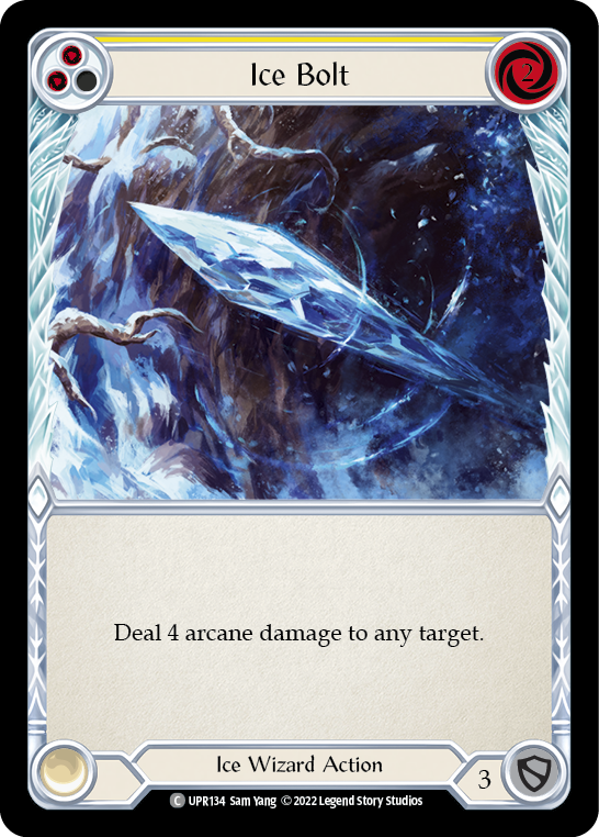 Ice Bolt (Yellow) [Uprising] Rainbow Foil