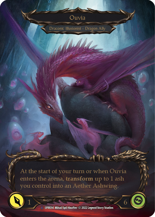 Invoke Ouvia // Ouvia (Marvel) [Uprising] Cold Foil