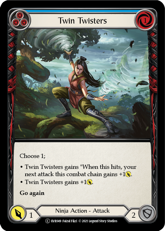 Twin Twisters (Blue) [Everfest] 1st Edition Normal