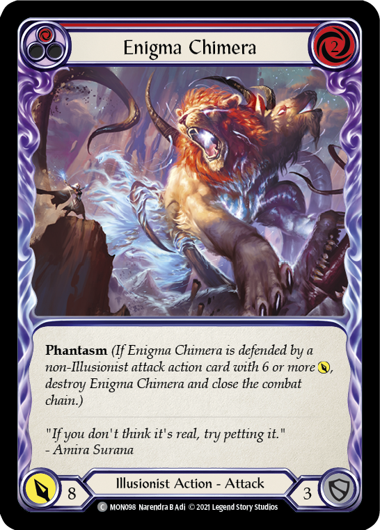 Enigma Chimera (Red) [Monarch 1st Edition] 1st Edition Normal