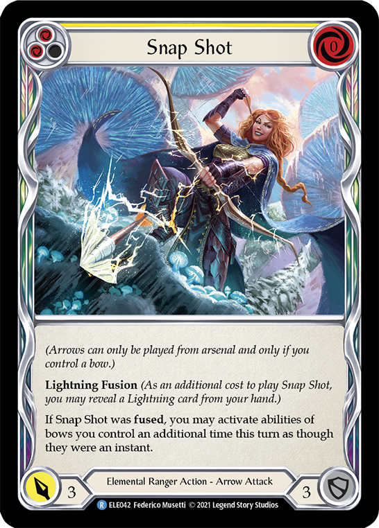 Snap Shot (Yellow) [Tales of Aria 1st Edition] 1st Edition Rainbow Foil