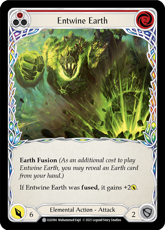 Entwine Earth (Red) [Tales of Aria 1st Edition] 1st Edition Rainbow Foil